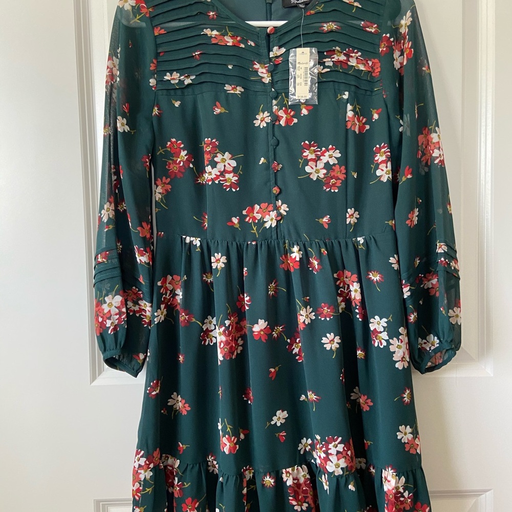 Madewell Ruffle Dress - Picture 2 of 10